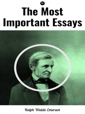 cover image of The Most Important Essays by Ralph Waldo Emerson